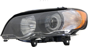 X5 00-03 HEAD LAMP LH, Assembly, HID, w/ HID Kit, w/ White Turn Signal
