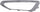 228I/230I 14-20 FRONT FOG LAMP MOLDING RH, Textured Gray, Air Inlet Finisher