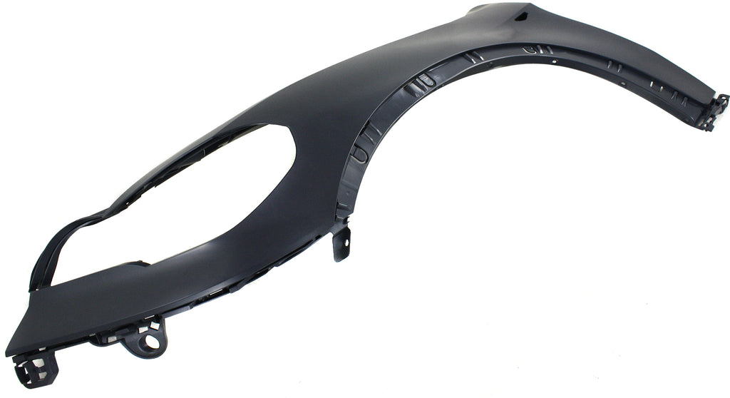 X5 11-13 FRONT FENDER LH, Primed, (Exc. M Models), Fiberglass, w/o HeadLamp Washer Hole, w/Side Lamp Hole