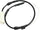 3 SERIES 10-13 BRAKE PAD SENSOR, Front