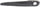 3-SERIES 01-05 FRONT EXTERIOR DOOR HANDLE Left, Primed Black, w/ Keyhole, E46, Sdn/Wgn