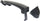 3-SERIES 06-13/X6 08-14 FRONT EXTERIOR DOOR HANDLE RH, Primed Black, w/o Keyhole (=REAR RH)