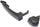 3-SERIES 06-13/X6 08-14 FRONT EXTERIOR DOOR HANDLE LH, Primed Black, w/o Keyhole (=REAR LH)