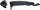 3-SERIES 06-13/X6 08-14 FRONT EXTERIOR DOOR HANDLE LH, Primed Black, w/o Keyhole (=REAR LH)