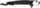 3-SERIES 06-13/X6 08-14 FRONT EXTERIOR DOOR HANDLE RH, Textured Black, w/o Keyhole (=REAR RH)