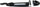 3-SERIES 06-13/X6 08-14 FRONT EXTERIOR DOOR HANDLE LH, Textured Black, w/o Keyhole (=REAR LH)