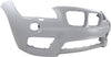 X1 13-15 FRONT BUMPER COVER, Primed, w/ M Sport Line, w/ HLW Holes, w/o Park Dist Ctrl Snsr Holes