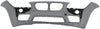 X1 13-15 FRONT BUMPER COVER, Primed, w/ M Sport Line, w/ HLW Holes, w/o Park Dist Ctrl Snsr Holes