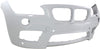X1 13-15 FRONT BUMPER COVER, Primed, w/ M Sport Line, w/ HLW and Park Dist Ctrl Snsr Holes
