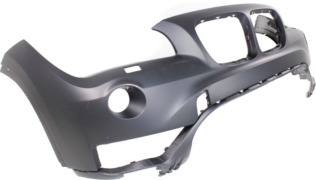 X1 13-15 FRONT BUMPER COVER, Primed, w/o M Sport Line, w/ HLW Holes - CAPA