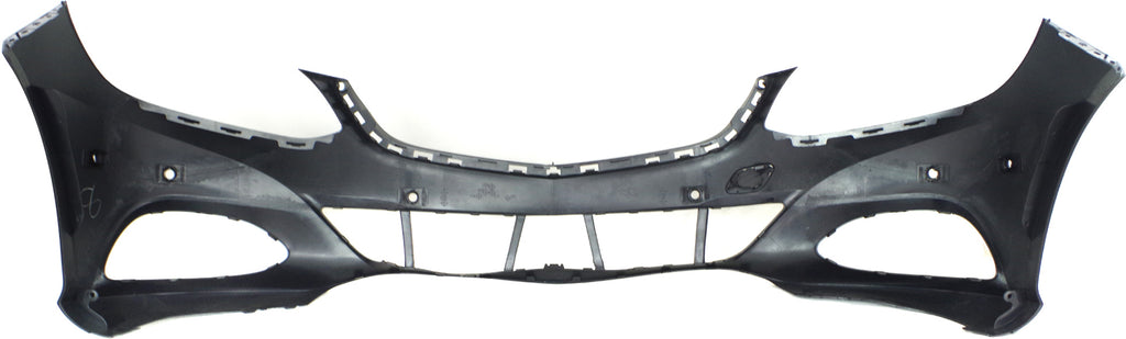 PARTS OASIS New Aftermarket MB1000428 Front Bumper Cover Primed Mercedes Benz E Class 2014 2015 2016 With AMG Styling Pkg With Active Park Assist Sensor Holes Replaces OE 21288025479999