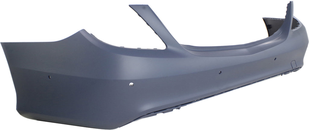 PARTS OASIS New Aftermarket MB1100347 Rear Bumper Cover Primed Replacement For Mercedes Benz S550 | S600 2014 2015 2016 2017 With AMG Styling Package Park Tronic Holes Replaces OE 22288516259999 | 22288517259999