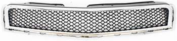 TRAVERSE 09-12 GRILLE, Chrome Shell/Painted Black Insert, LS/LT Models - CAPA