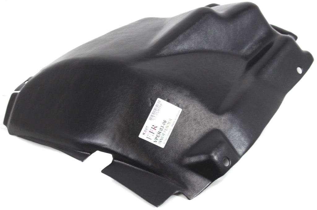 VIPER 03-10 FRONT FENDER LINER RH, Front Section