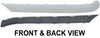 C-CLASS 01-07 REAR BUMPER MOLDING LH, Outer Impact Strip, Primed, Sedan, w/o AMG Styling Pkg