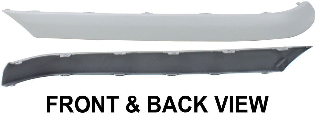 C-CLASS 01-07 REAR BUMPER MOLDING LH, Outer Impact Strip, Primed, Sedan, w/o AMG Styling Pkg