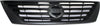 VERSA 12-14 GRILLE, Textured Gray Shell and Insert, w/o Chrome Trim, Sedan - CAPA