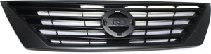 VERSA 12-14 GRILLE, Textured Gray Shell and Insert, w/o Chrome Trim, Sedan - CAPA