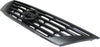 VERSA 12-14 GRILLE, Textured Gray Shell and Insert, w/o Chrome Trim, Sedan - CAPA