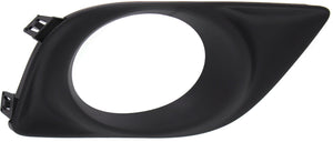 VERSA 12-14 FRONT FOG LAMP MOLDING RH, Textured Black, Sedan