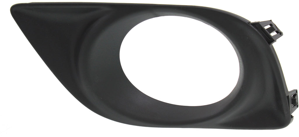 VERSA 12-14 FRONT FOG LAMP MOLDING LH, Textured Black, Sedan