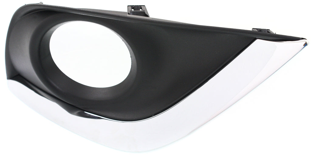 VERSA 15-18 FRONT FOG LAMP MOLDING RH, Textured/Chrome, Sedan