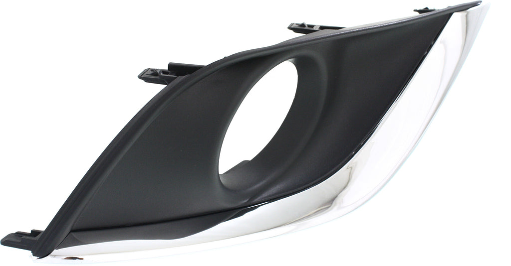 VERSA 15-18 FRONT FOG LAMP MOLDING RH, Textured/Chrome, Sedan