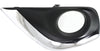 VERSA 15-18 FRONT FOG LAMP MOLDING LH, Textured/Chrome, Sedan