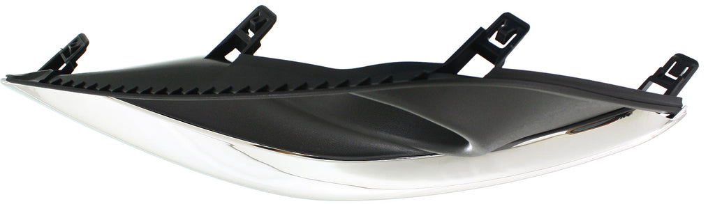 VERSA 15-18 FRONT FOG LAMP MOLDING LH, Textured/Chrome, Sedan