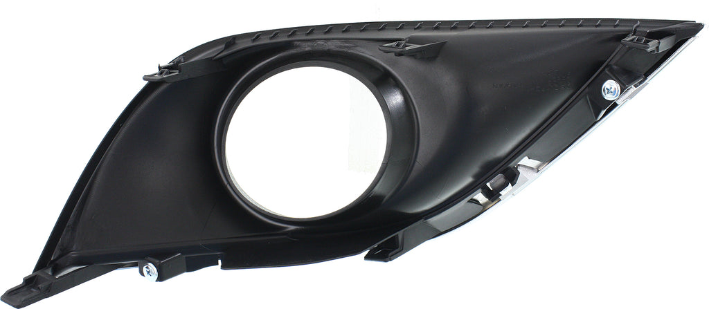 VERSA 15-18 FRONT FOG LAMP MOLDING LH, Textured/Chrome, Sedan