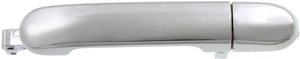 VERSA 07-12 REAR EXTERIOR DOOR HANDLE LH, All Chrome, w/o Smart Entry System (Sdn-til 11/HB)