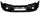 Front Bumper Cover Primed For 2010-2013 Toyota 4Runner Without Chr Trim Replacement REPT010320P