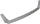 VENZA 13-16 FRONT BUMPER GRILLE MOLDING, Silver - CAPA