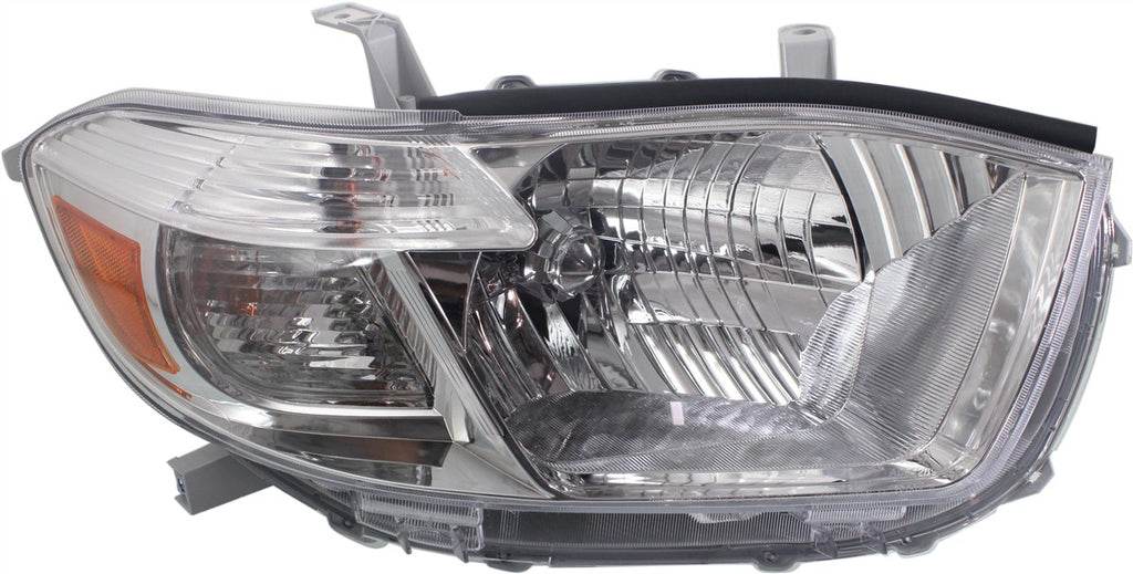 HIGHLANDER 10-10 HEAD LAMP RH, Assembly, Halogen, Base/Limited/SE Model, USA Built Vehicle - CAPA