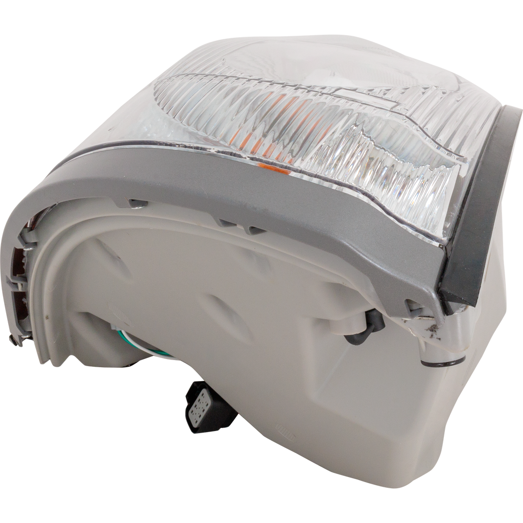 VOLVO HD VNL 04-15 HEAD LAMP RH, Assembly, Halogen, Chrome Interior, w/ Non-Protruding Lens