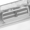 CR-V 20-22 FRONT BUMPER MOLDING, Center, Chrome and Gray, (Hybrid Touring, 20-22)/Touring Models