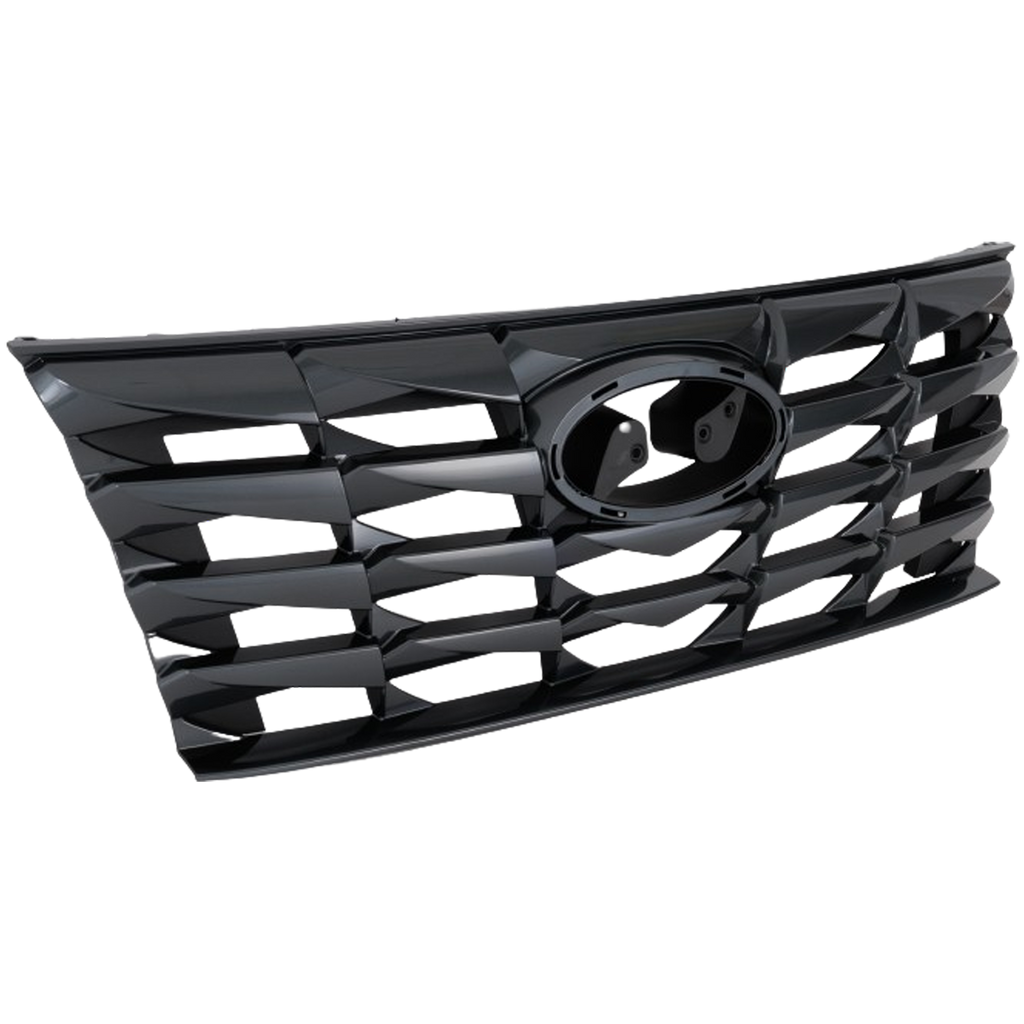 TUCSON 22-22 GRILLE, Painted Dark Gray Shell and Insert, (Hybrid Blue/SEL/SEL Convinience)/SEL/Preffered/SE/Essential Models - CAPA