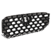 SANTA FE 21-23 GRILLE, Textured Black Shell and Insert, w/ Painted Satin Frame, Hybrid SEL Premium/Hybrid Limited/Limited Models