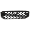 SANTA FE 21-23 GRILLE, Textured Black Shell and Insert, w/ Painted Satin Frame, Hybrid SEL Premium/Hybrid Limited/Limited Models