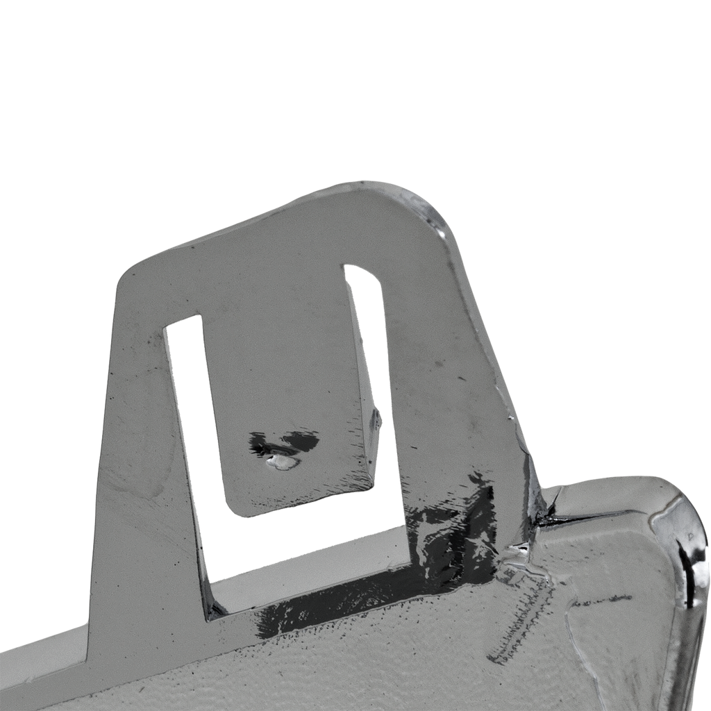 E53/E63 21-22 REAR BUMPER MOLDING, Lower, Center, Chrome, Sedan/Wagon, w/o Carbon Fiber Package