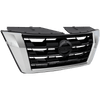 ARMADA 21-22 GRILLE, Painted Black Shell and Insert, w/ Chrome Molding, S/SV Models