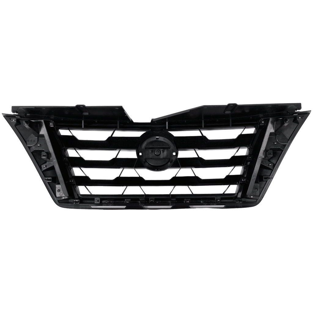 ARMADA 21-22 GRILLE, Painted Black Shell and Insert, w/ Chrome Molding, S/SV Models