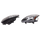 350Z 03-05 HEAD LAMP RH AND LH, Lens and Housing, Halogen, Black Bezel, 2-Piece