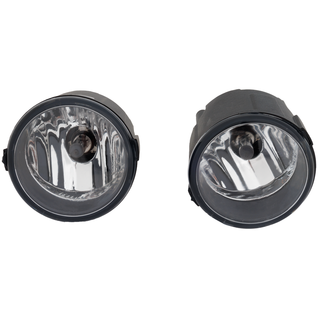 VERSA 07-11 FOG LAMP RH AND LH, Assembly, Halogen, Clear Lens
