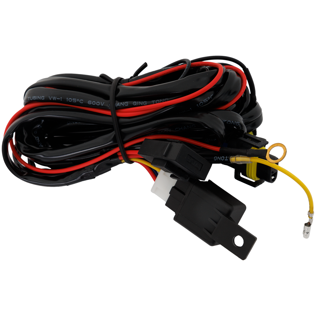 VERSA 07-11 FOG LAMP RH AND LH, Assembly, Halogen, Clear Lens