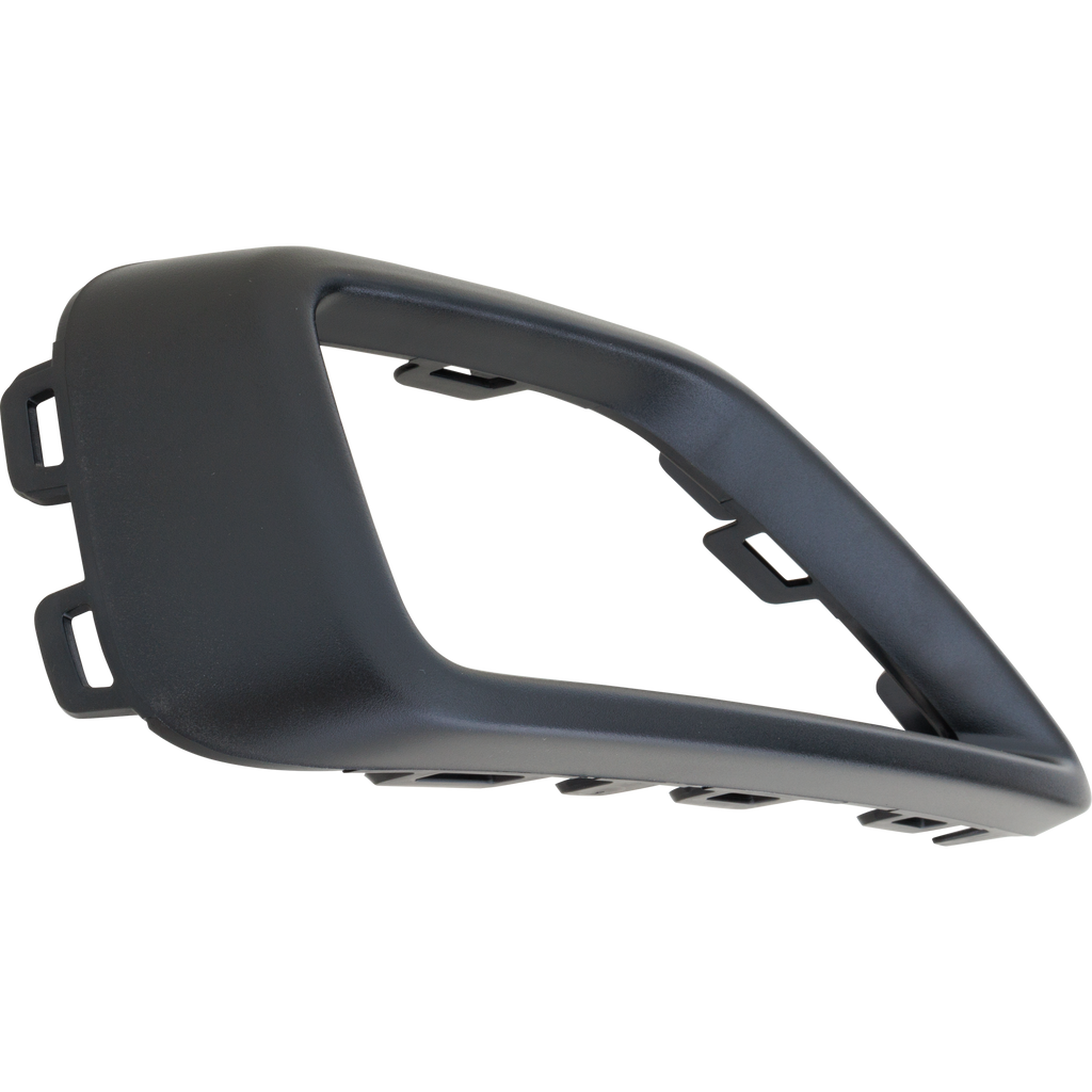 TAOS 22-23 FRONT BUMPER MOLDING RH, Exhaust Bezel, Textured Black