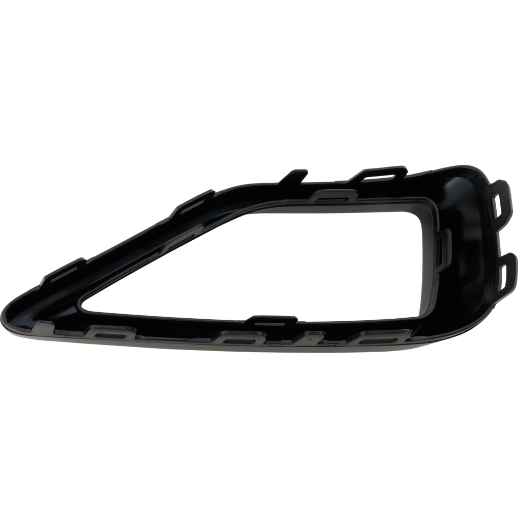 TAOS 22-23 FRONT BUMPER MOLDING RH, Exhaust Bezel, Textured Black