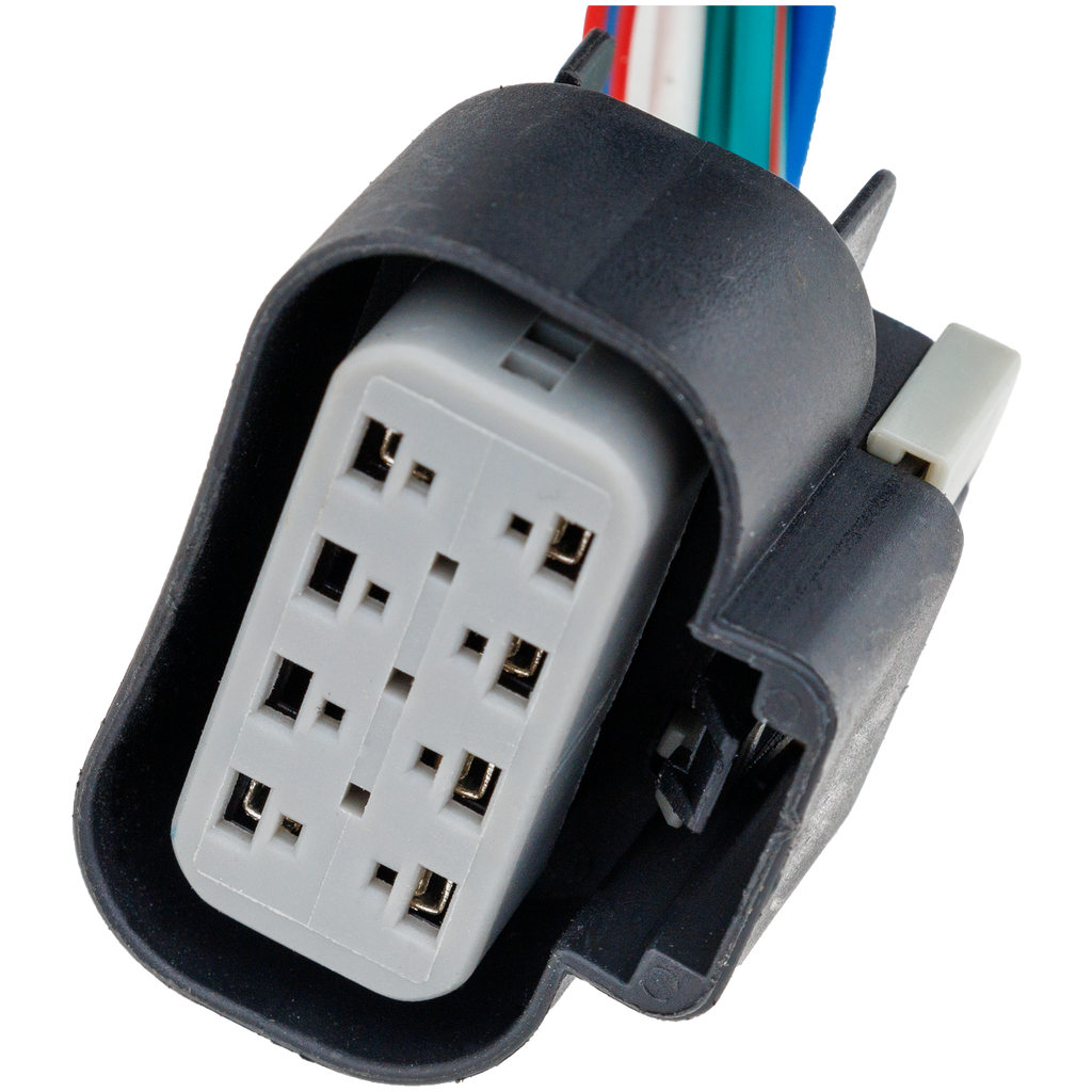 VOLVO HD VNL 04-15 HEAD LAMP RH AND LH, Lens and Housing, LED, Chrome Interior, Diamond Design, w/ Side Marker Lights and LED Strip, 12V