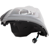 VOLVO HD VNL 04-15 HEAD LAMP LH, Lens and Housing, Halogen, Black Interior, Performance, w/ LED Strip, 12V
