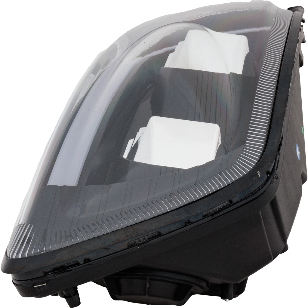 VOLVO HD VNL 04-15 HEAD LAMP LH, Lens and Housing, Halogen, Black Interior, Performance, w/ LED Strip, 12V